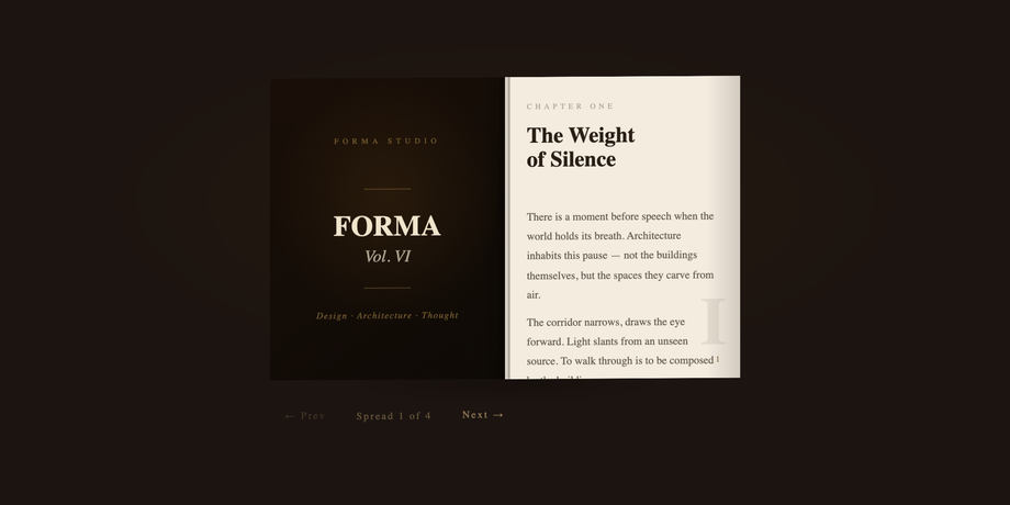 Page-Turn Flipbook — preview