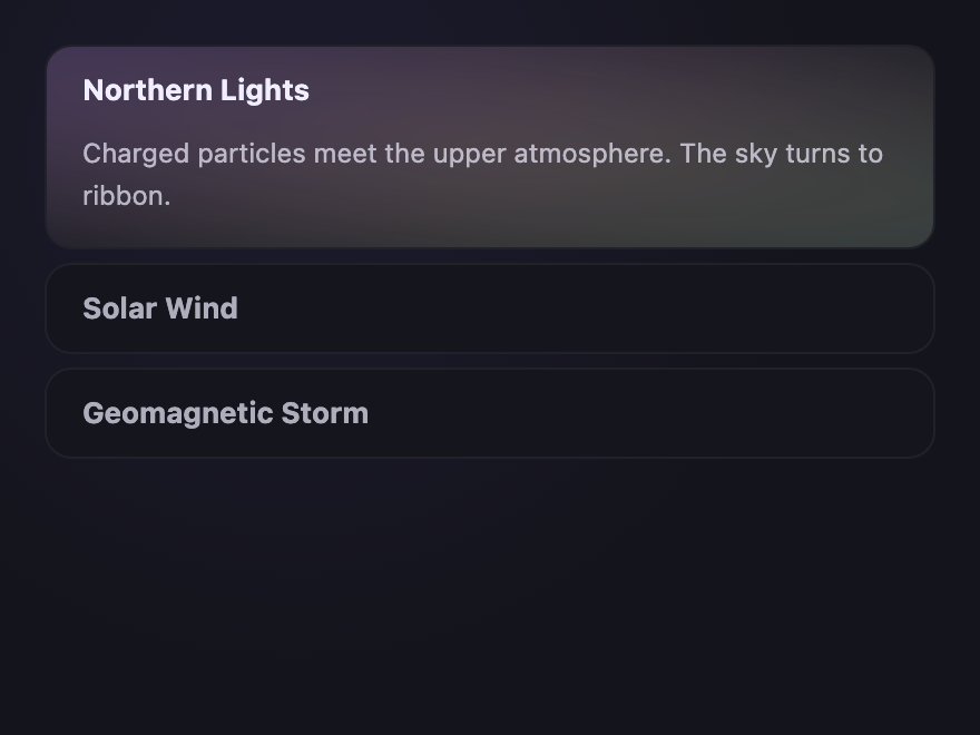 Aurora Drift — preview
