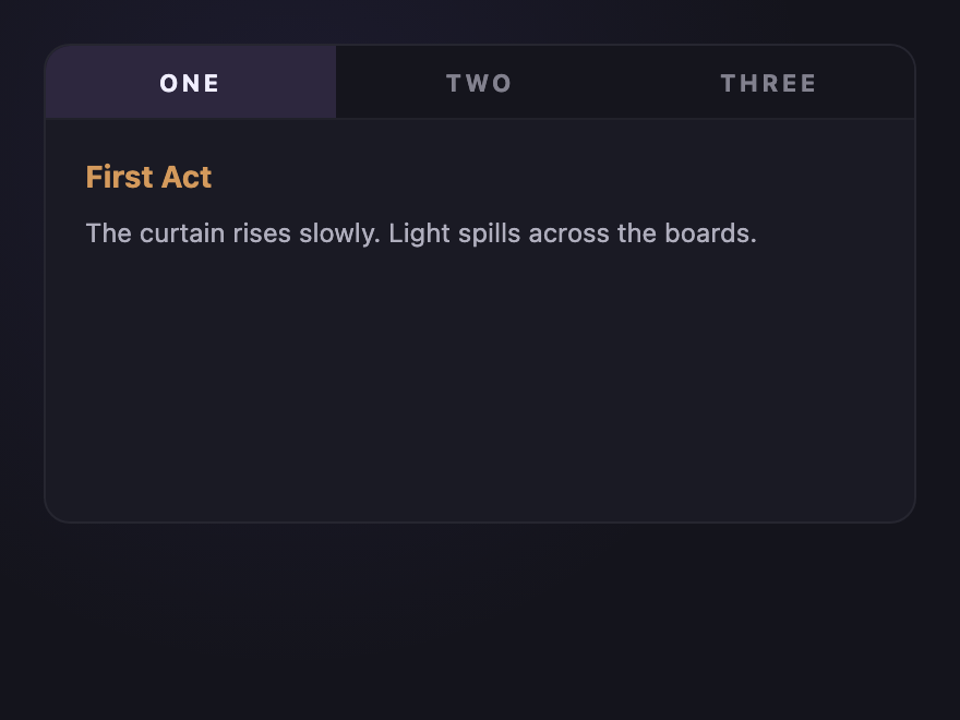 Curtain Slide — preview