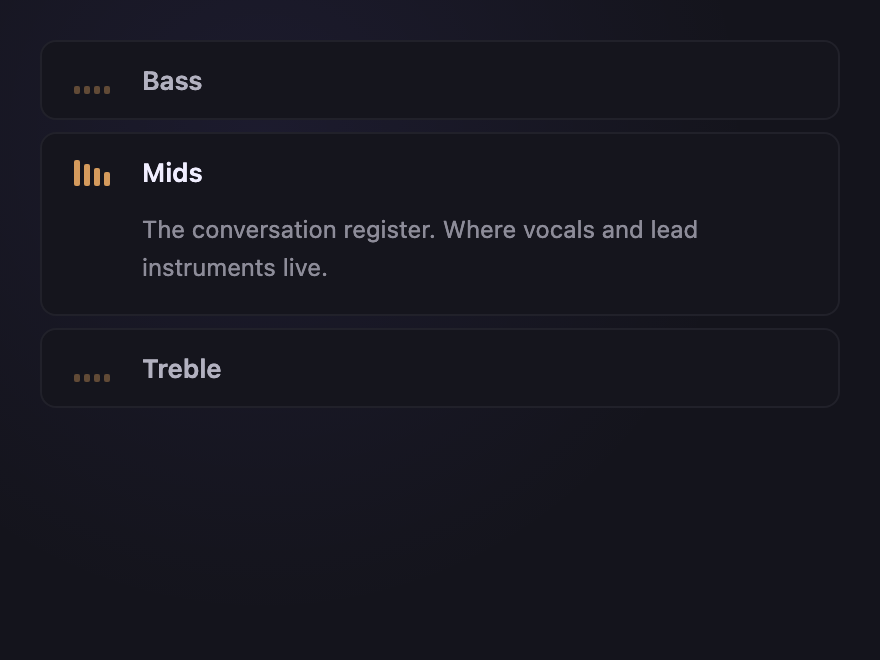 Equalizer — preview