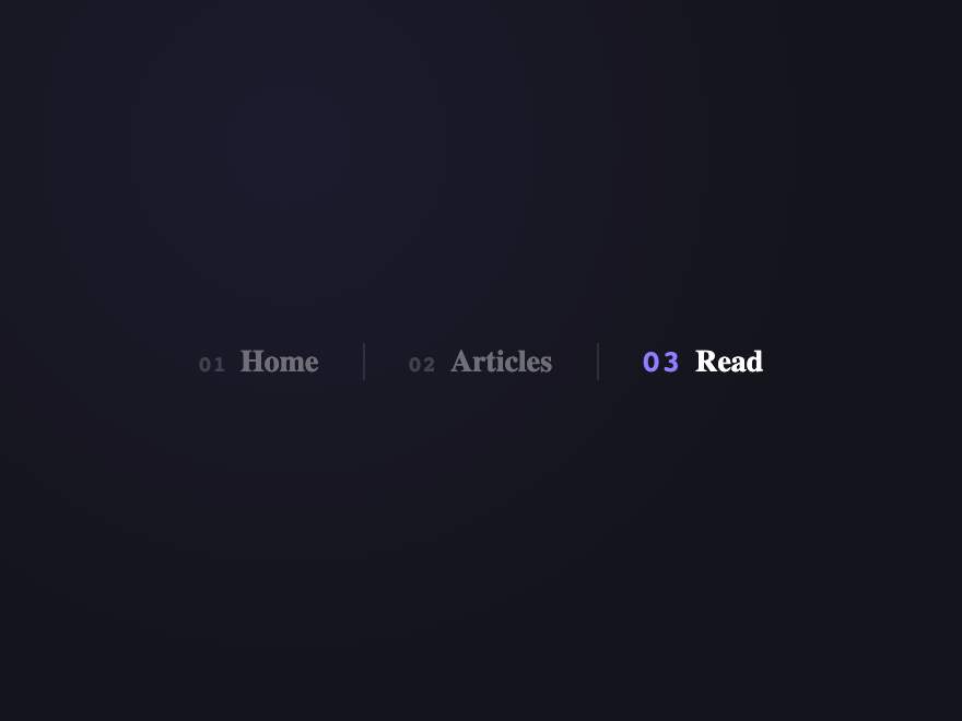 Editorial Numbered — preview