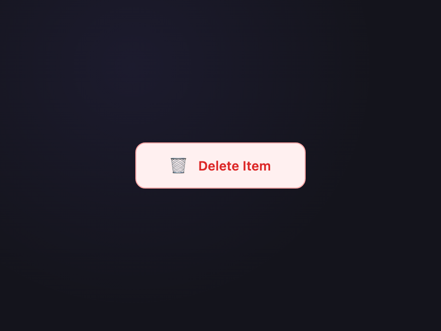 Confirm Delete — preview