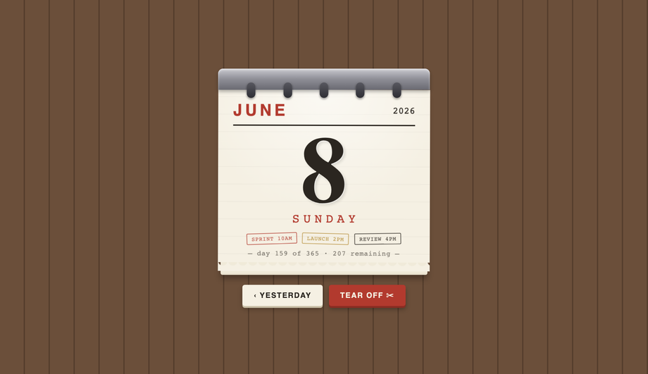 Vintage Skeuomorphic / Paper-Torn Tear-off Design — preview