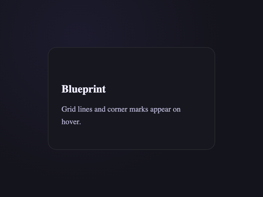 Blueprint Reveal — preview