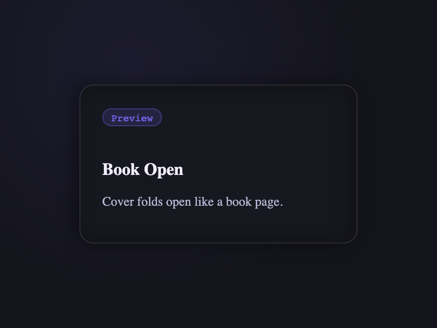 Book Open — preview