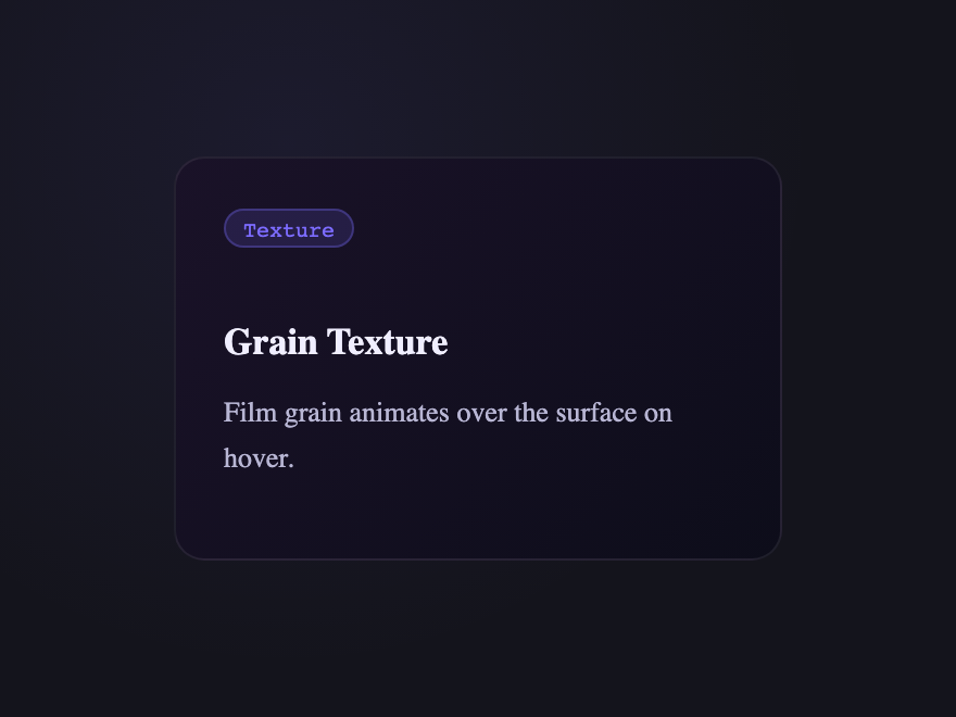 Grain Texture — preview