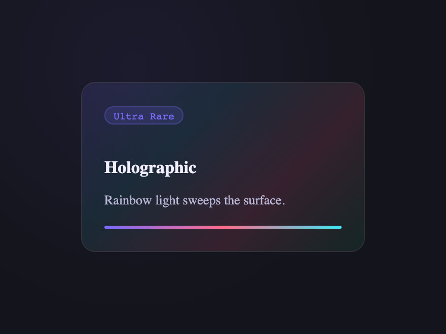 Holographic Shimmer — preview