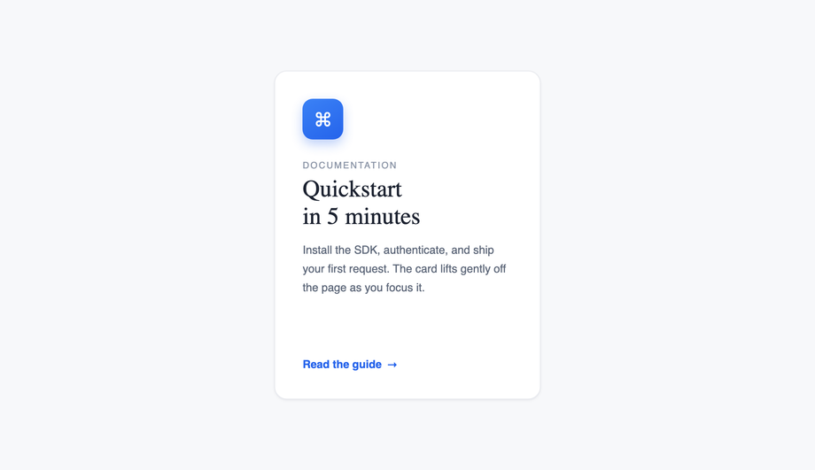 Minimalist Elevation & Dynamic Shadows — preview