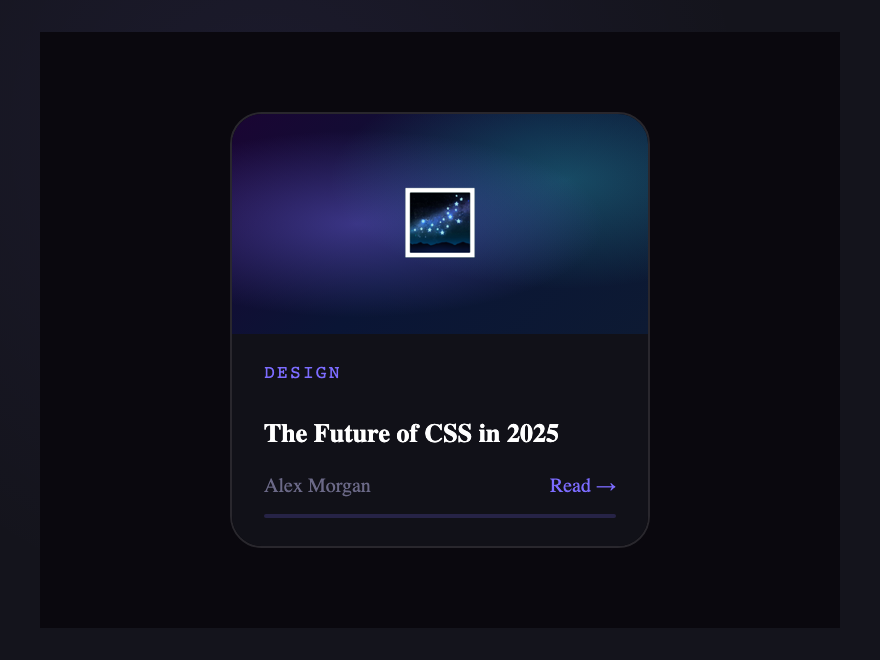 Magazine Card — preview
