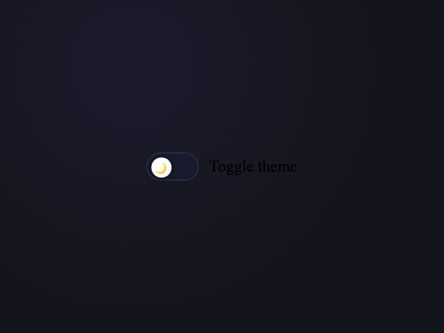 Dark Mode Toggle — preview