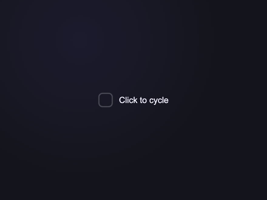 Multi-State Checkbox — preview