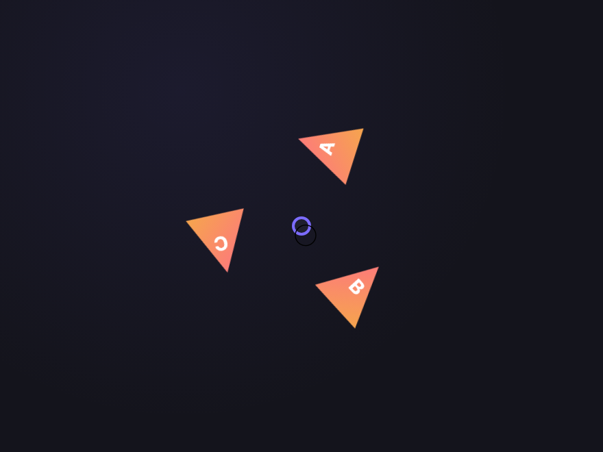 Rotating Triangle Trio — preview