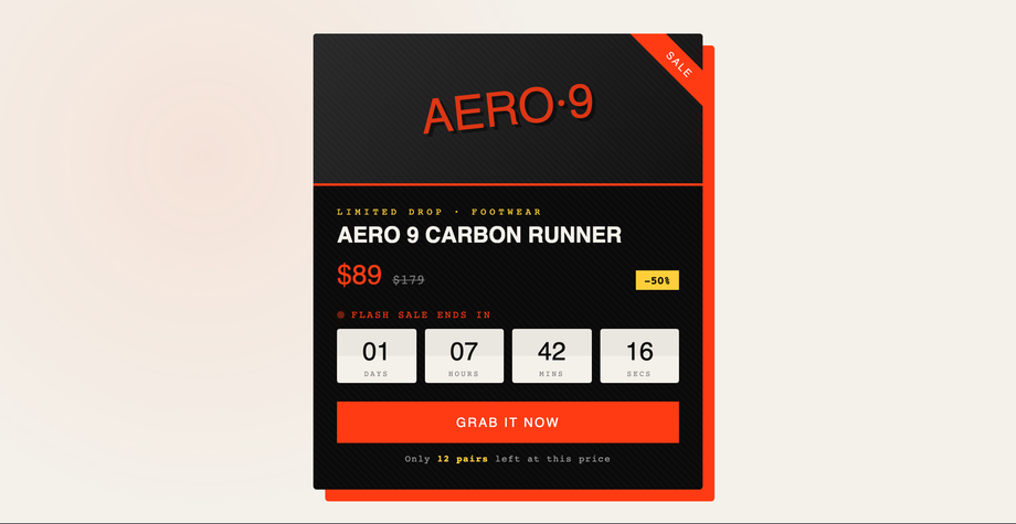 E-Commerce Flash Sales & Product Pages — preview