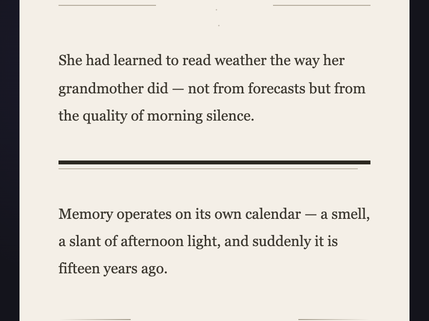 Editorial Dividers — preview