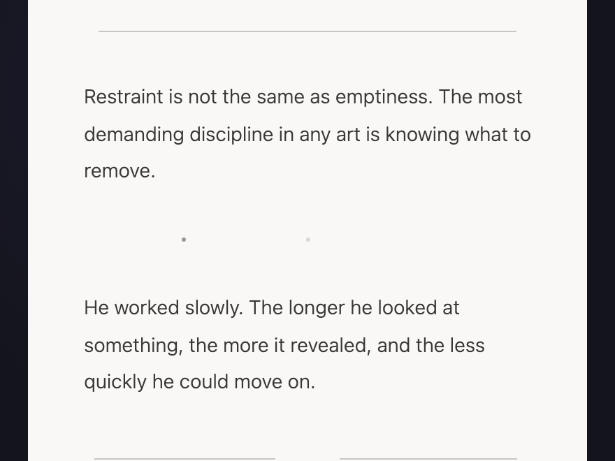 Minimal Dividers — preview