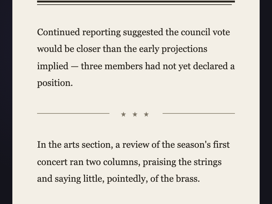 Newspaper Dividers — preview