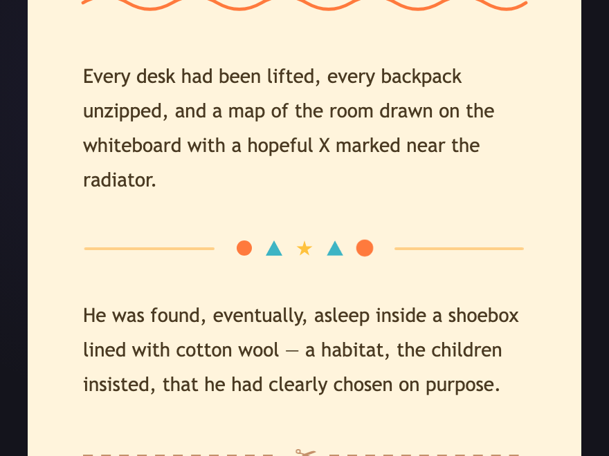 Playful Dividers — preview