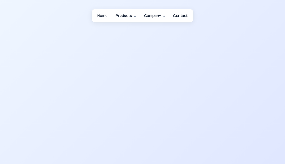 Nested Multi-Level Dropdown — preview