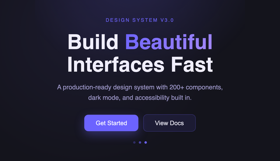 Pure Opacity Hero Fade — preview
