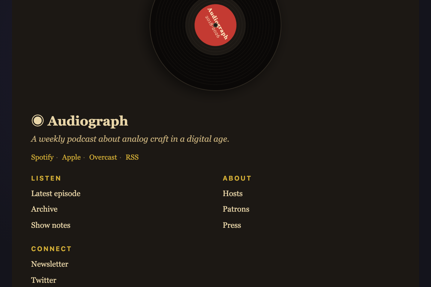 Vinyl Record — preview