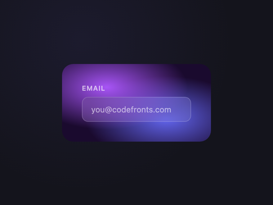Glass Input — preview