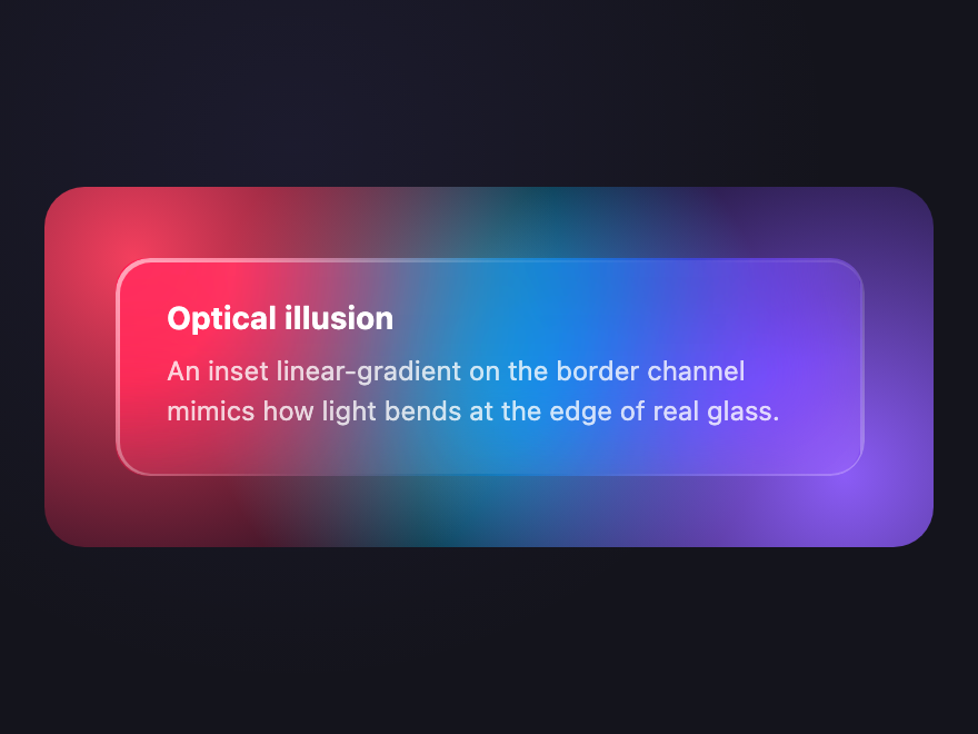 Refraction Card — preview
