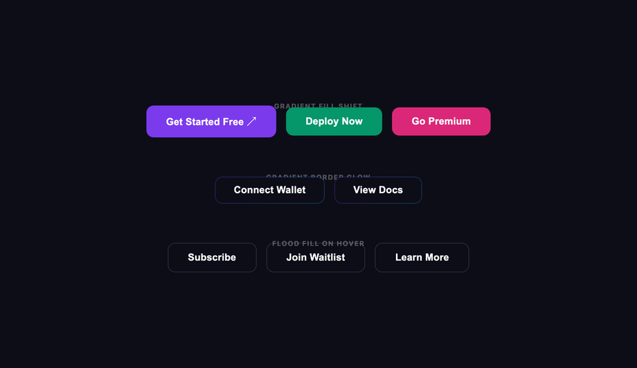 CSS Glow on Hover Accent Button — preview