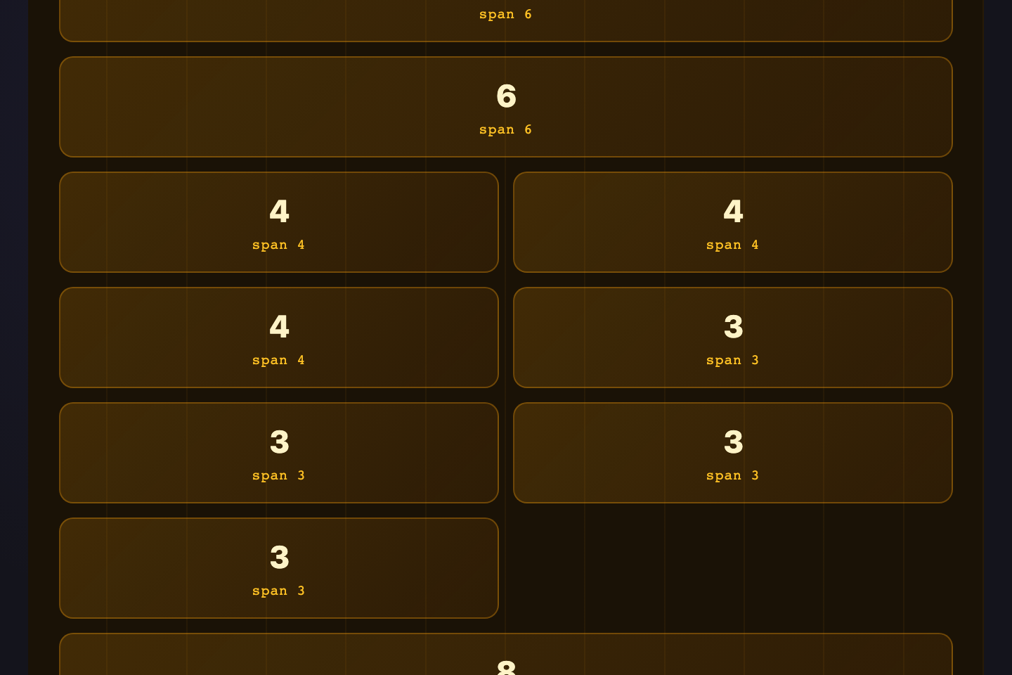 12-Column Grid — preview