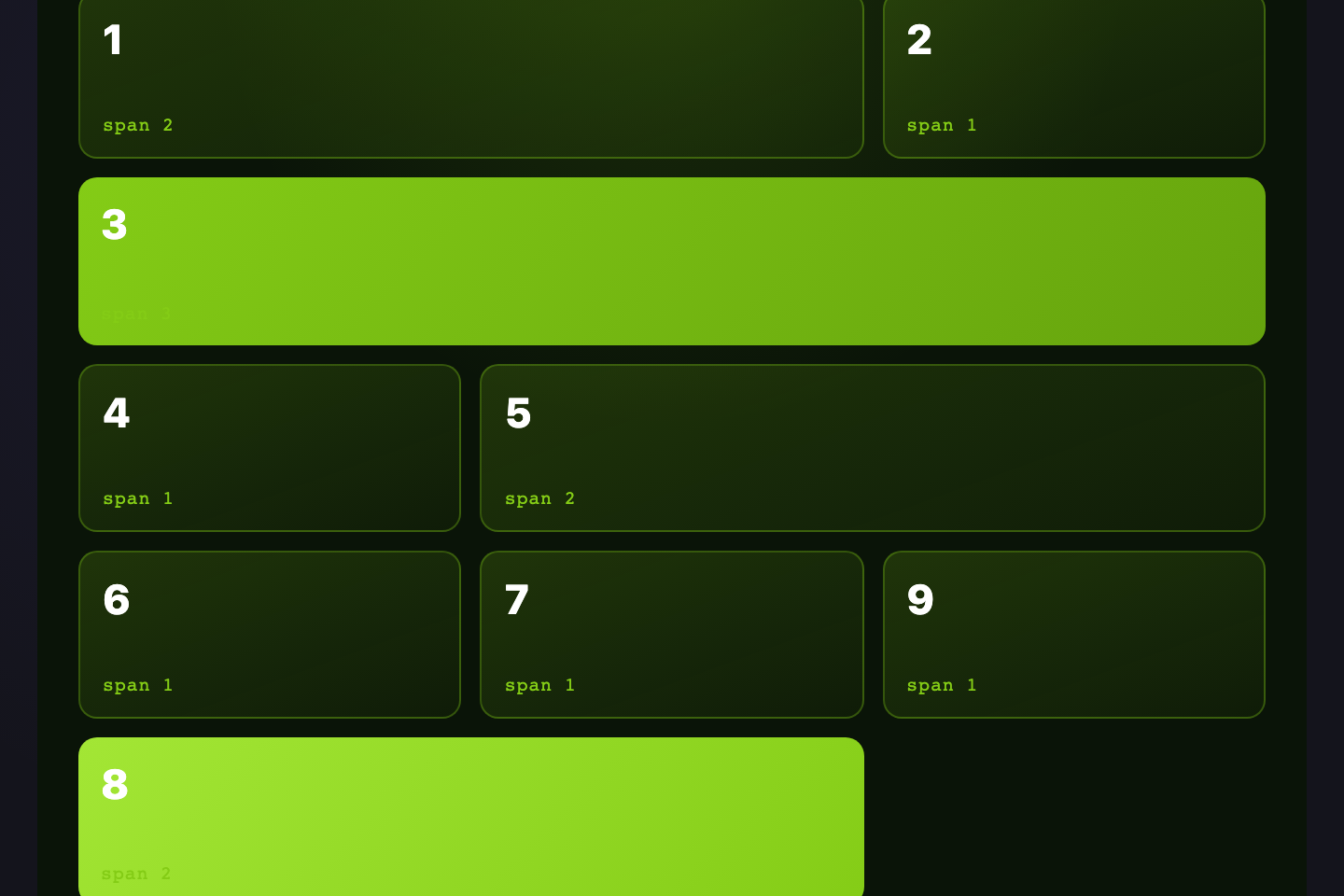 Dense Packing — preview