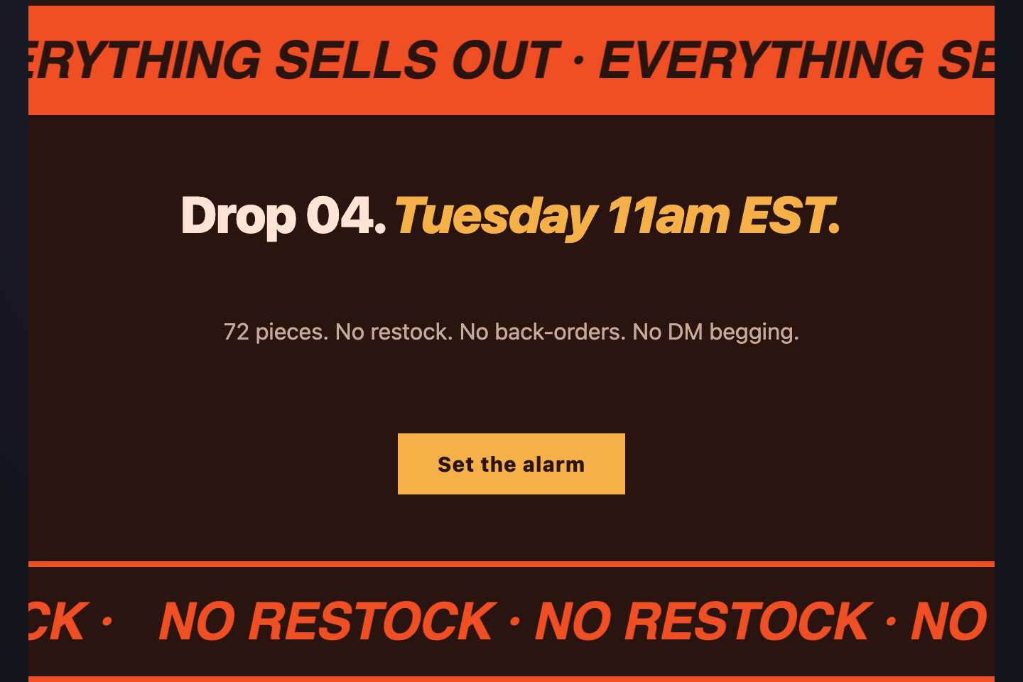 Marquee Headline — preview