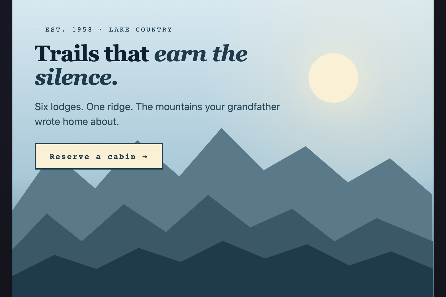 Parallax Mountain — preview