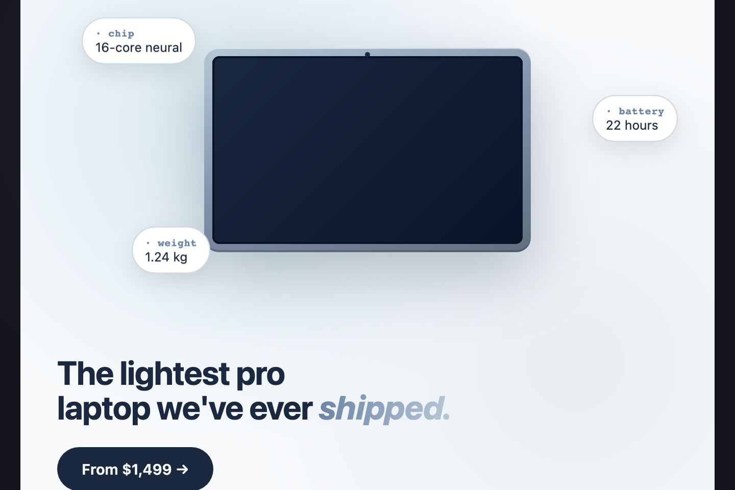 Product Shot Hero — preview
