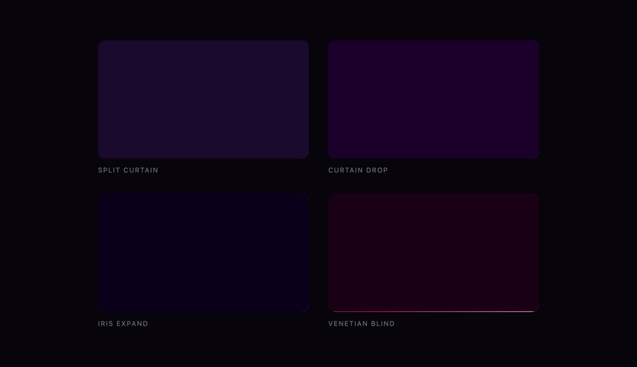 CSS Curtain Reveal Image Hover Effect — preview