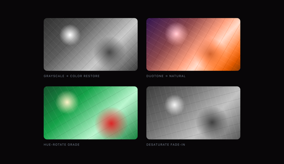 CSS Duotone Image Hover Effect — preview