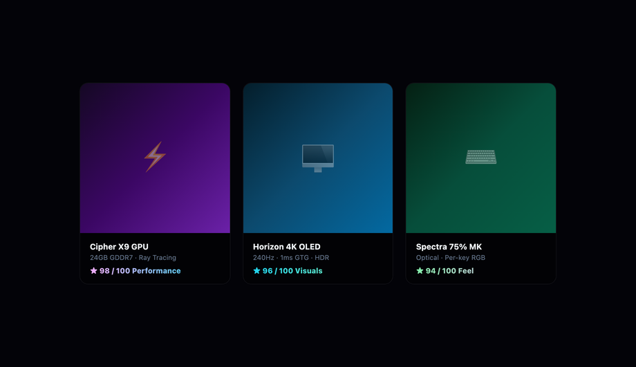 CSS Glowing Neon Border Image Hover — preview