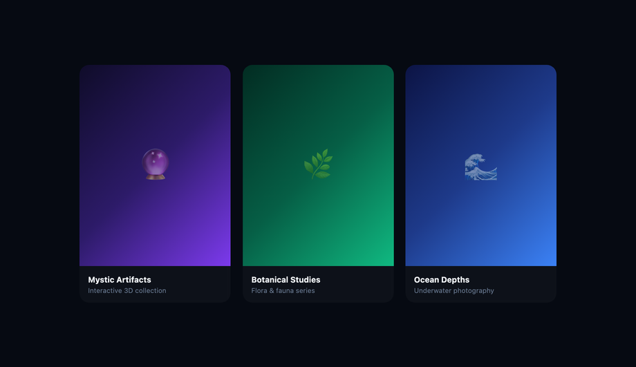 CSS Image Tilt 3D Perspective Hover — preview