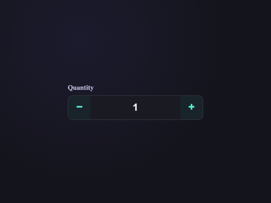 Stepper Number — preview