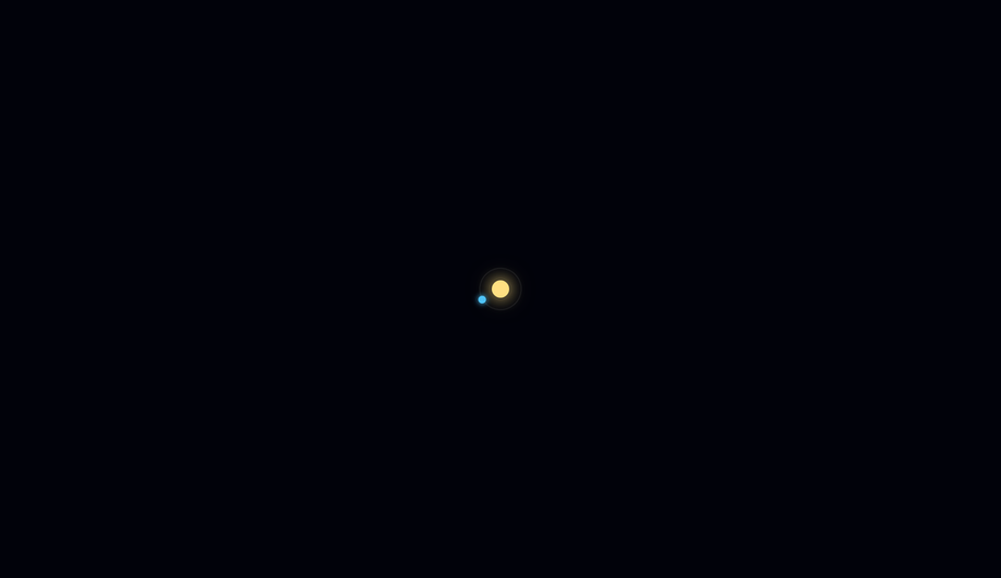 CSS Orbit Planet Loader — preview