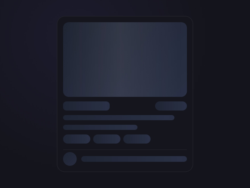 Listing Card Skeleton — preview
