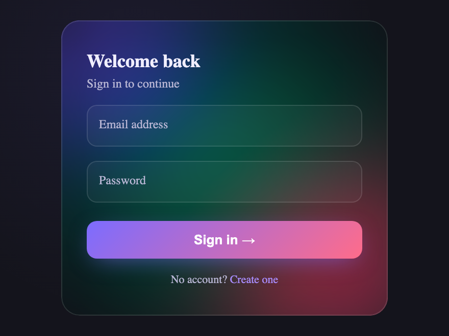Aurora Glow — preview