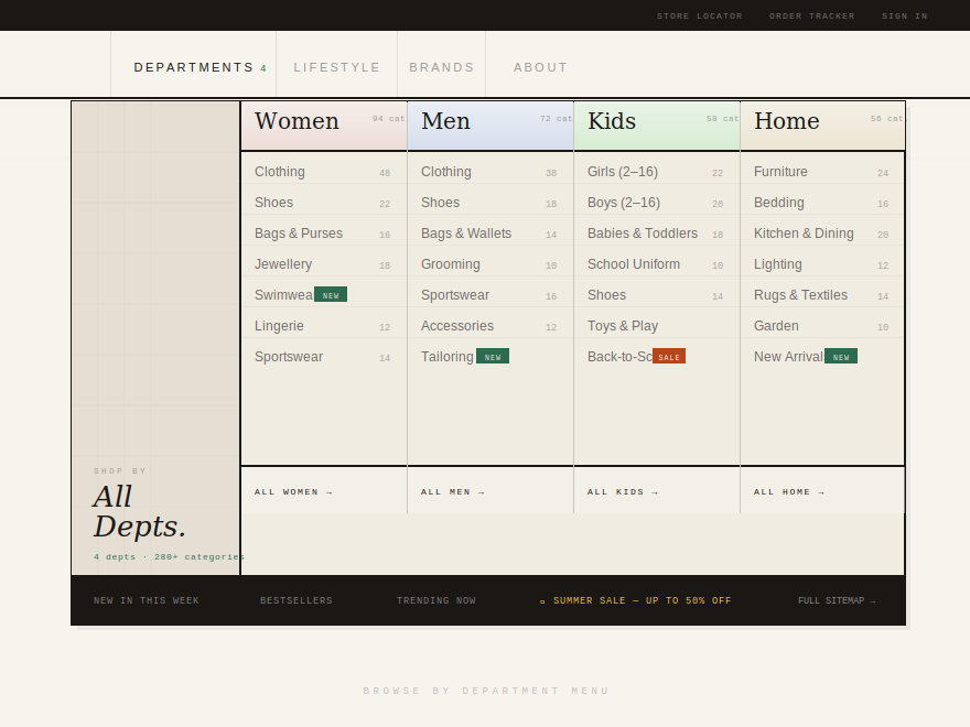 Swiss Grid Department Store — preview