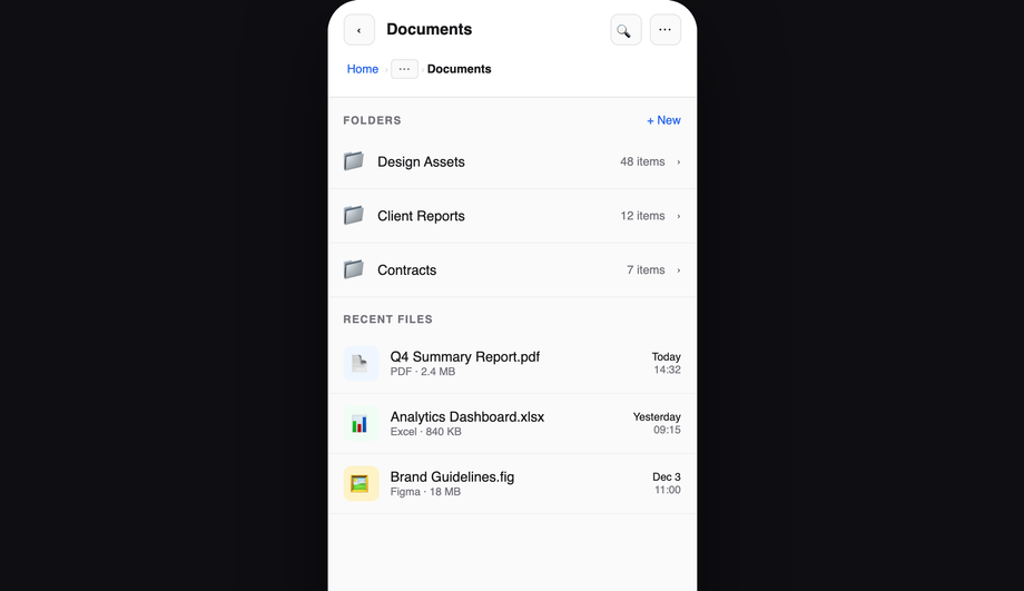 Breadcrumb Collapse Navigation — preview