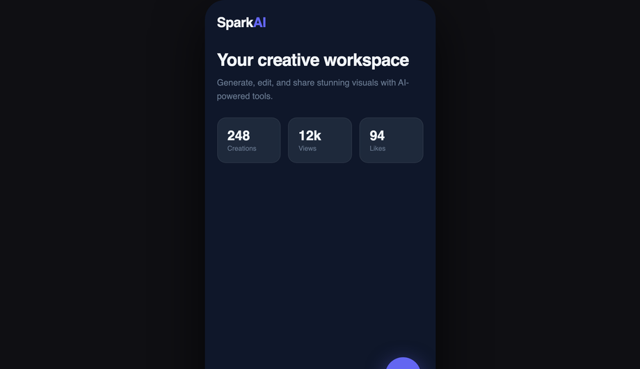 Radial Fan Menu — preview