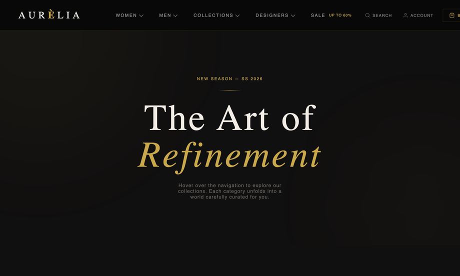 CSS Mega Menu — preview