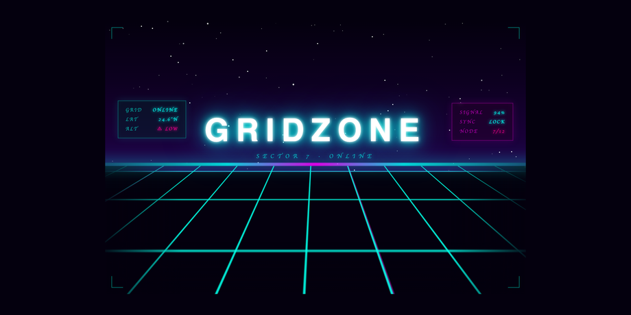 Infinite Neon Grid — preview