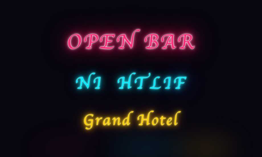 Neon Flickering Sign — preview