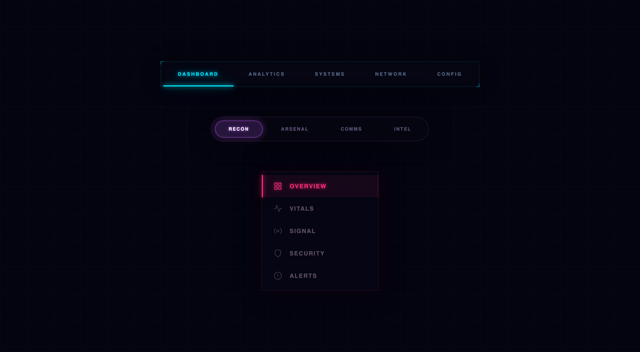Neon Navigation — preview