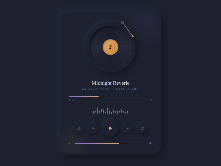 Vinyl Player — preview