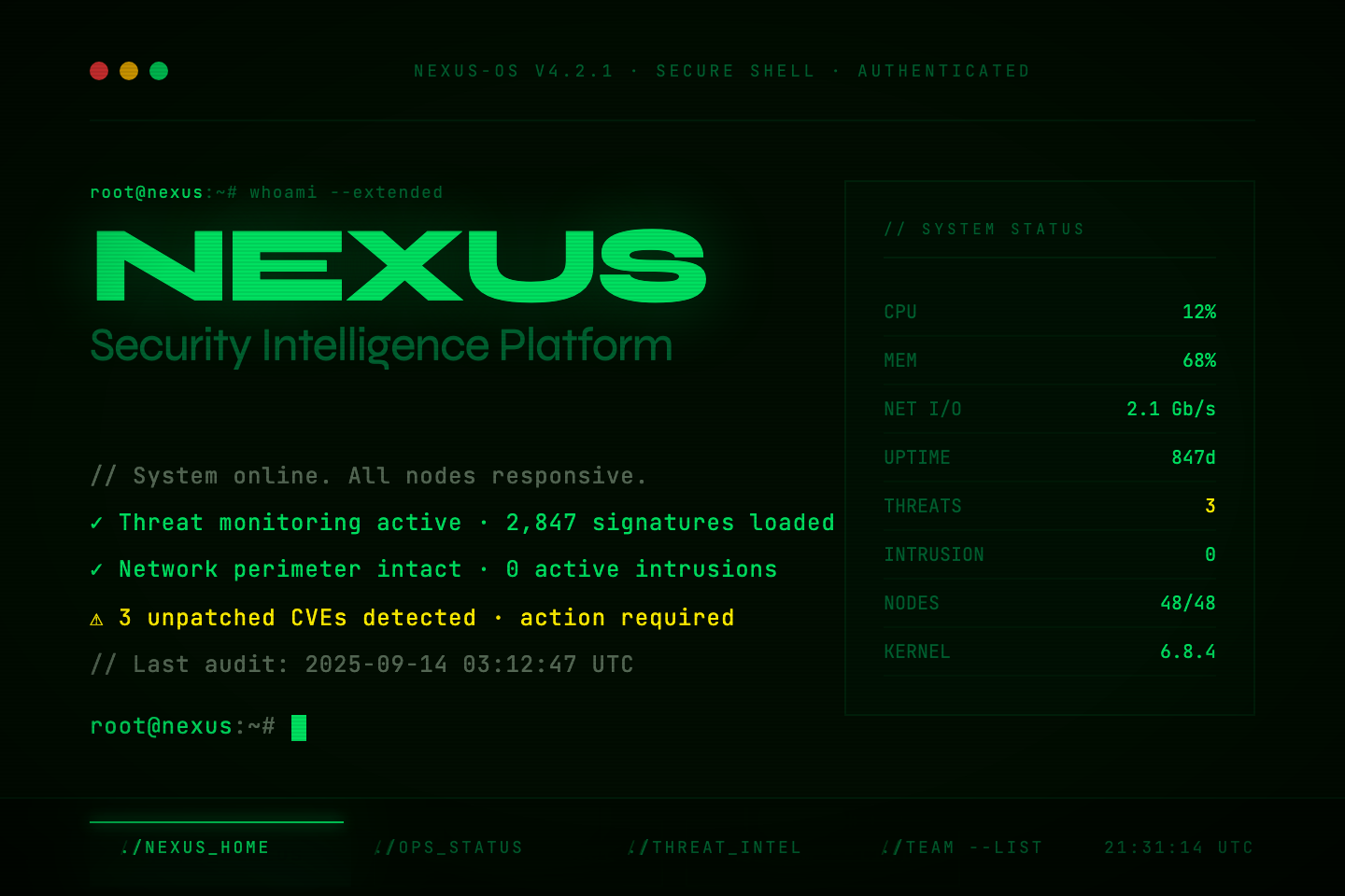 ASCII Matrix Rain — preview