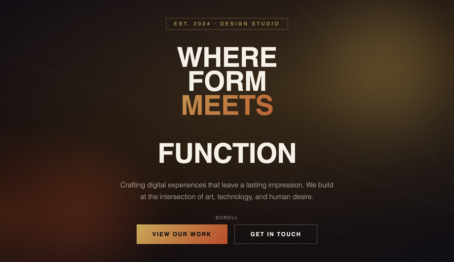 CSS Parallax Hero Section — preview